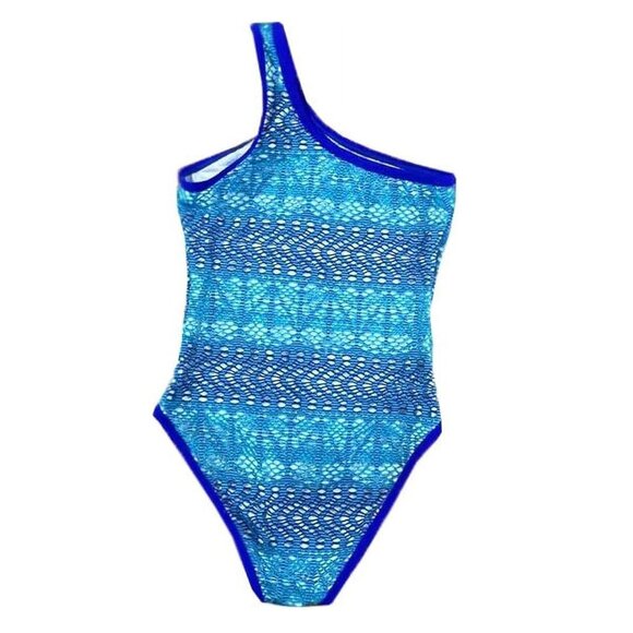 Wet Swimwear Crochet One Shoulder One Piece Swimsuit NWT - Picture 3 of 4
